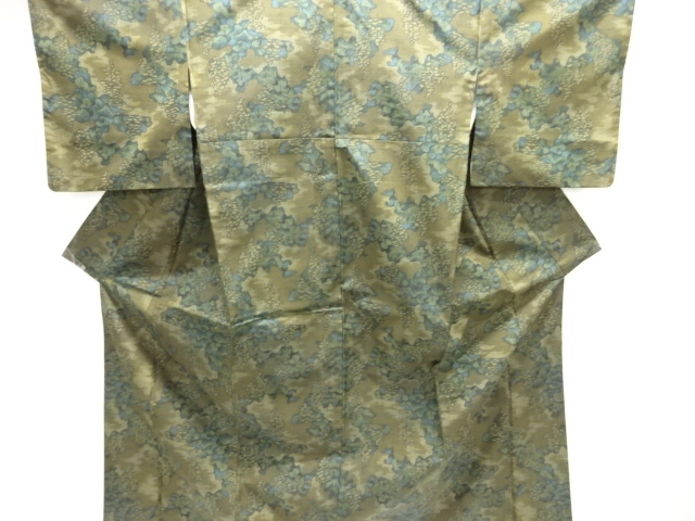 JAPANESE KIMONO / TSUMUGI / WOVEN TREES